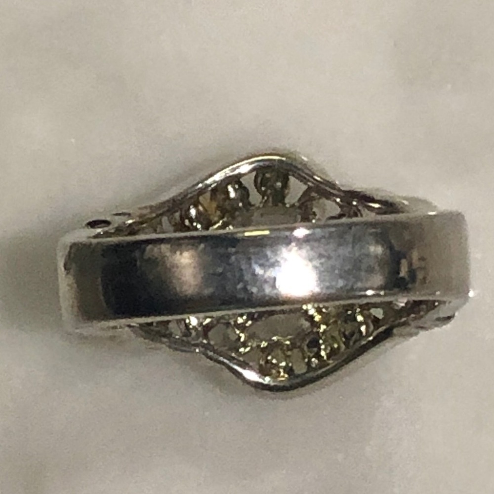 Silver Tone Ring - image 5